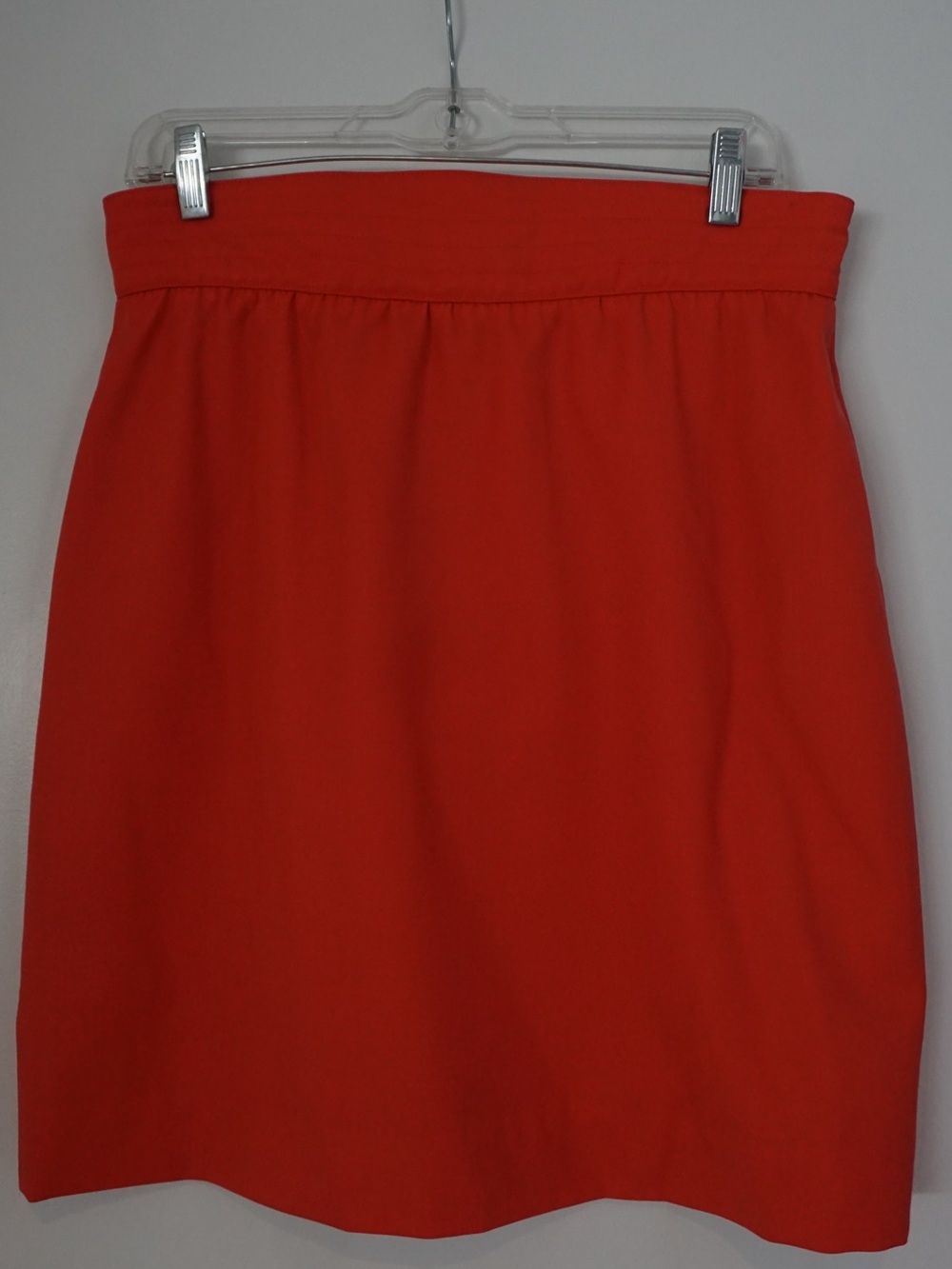 Escada Vibrant Red Pencil Skirt